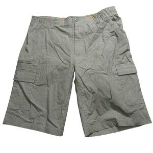 Matix Mens Cargo Shorts 36 X 11 Khaki Stretch Cotton Pocket Pockets